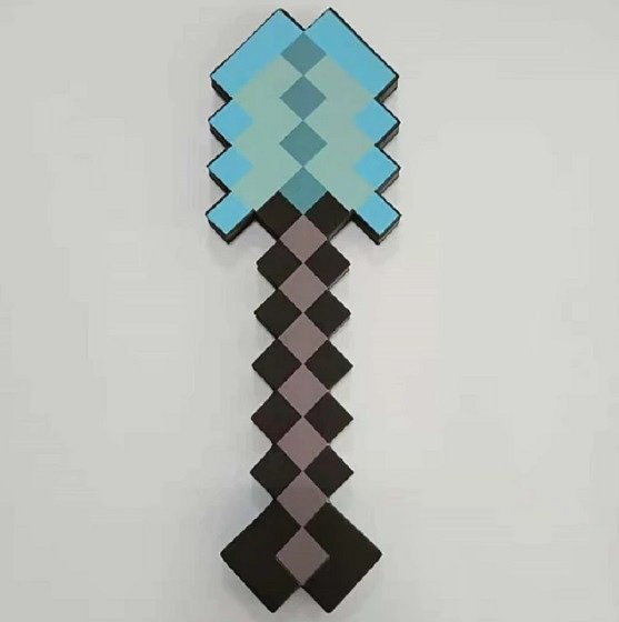 Minecraft lopata - modrá  