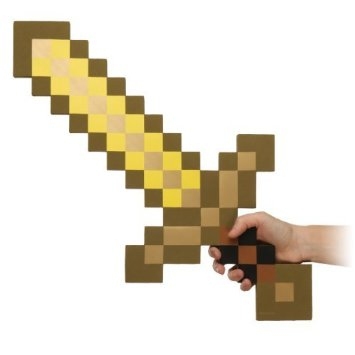 Minecraft meč (Zlatý)  