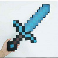Minecraft meč - malý (Modrý)  