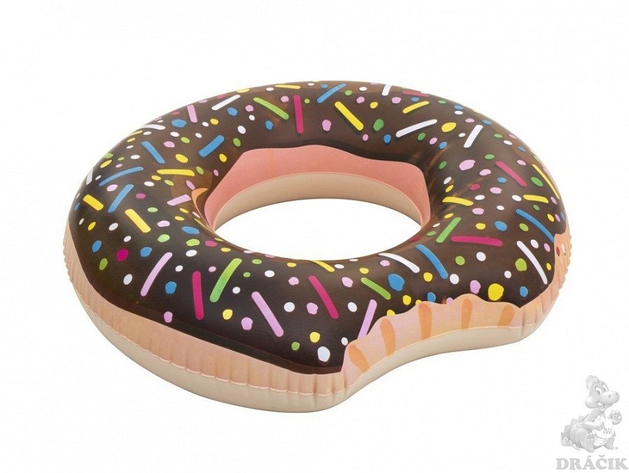 Nafukovací kruh Donut - light verze (Čokoládová)  