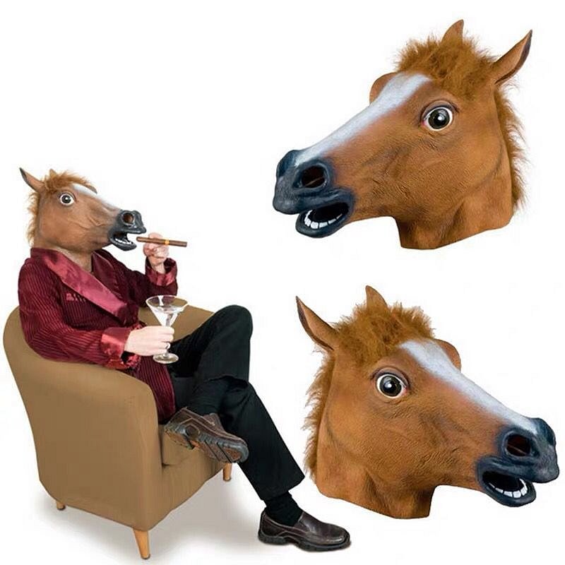 Maska - hlava koně  