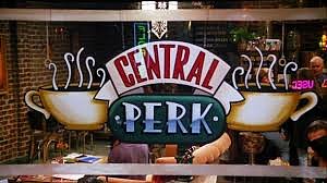 Dámský župan - Friends Central Perk (Černý)  
