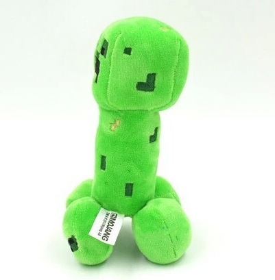 Plyšák Minecraft Creeper zelený - 18 cm  